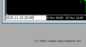 時間の指定もできる