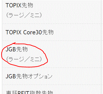 JGB先物