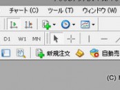 MT4のツールバー