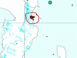 熱海沖の地震