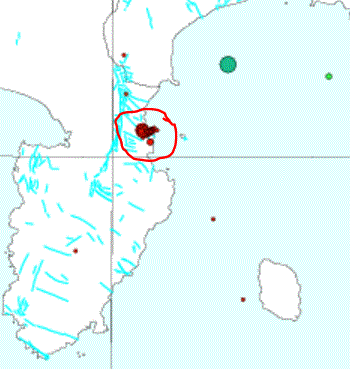 熱海沖の地震