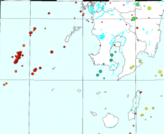 鹿児島沖の地震