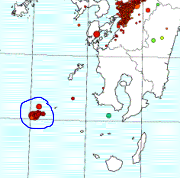 鹿児島西部の地震