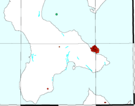 過去７日間の地震