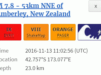 ニュージーランド地震