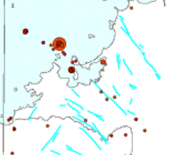 福岡博多湾沖地震活動