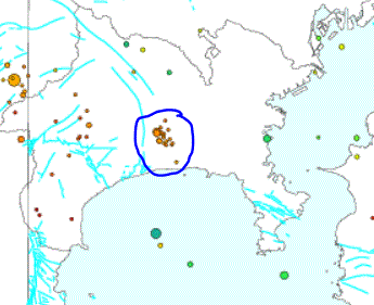 神奈川県央・東部の地震