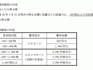 イビデンの株主優待